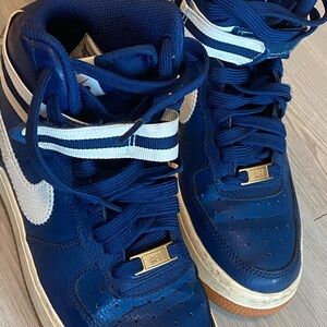 Nike Kids Royal Blue Sneakers with White Accents